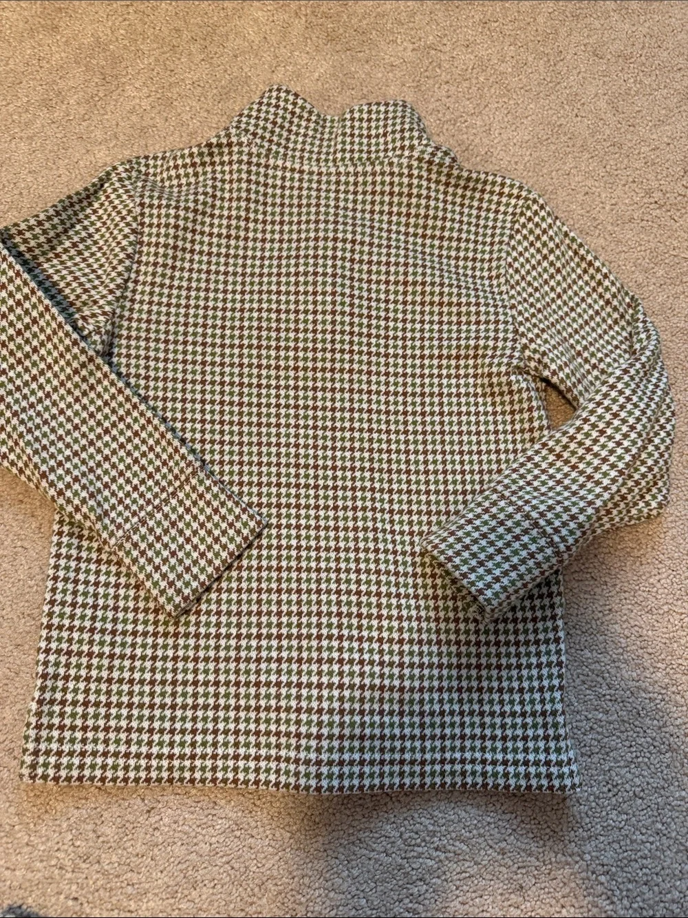 Janie and Jack Houndstooth Knit Two-Piece Set - Black, White, Brown